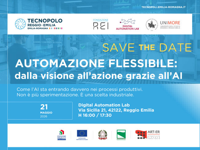 SAVE THE DATE EVENTO AI MAGGIO